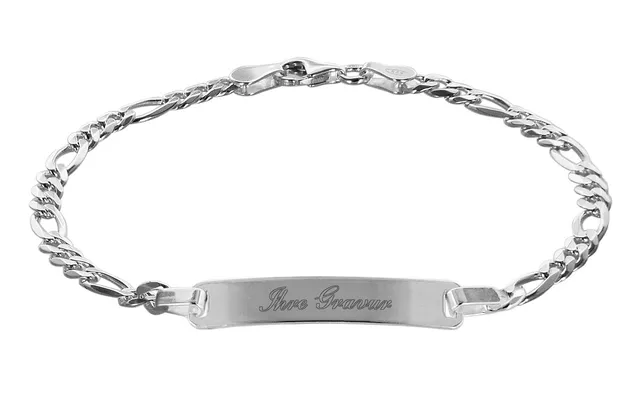 trendor Armbänder Gravur-Armband 925 Silber 19cm