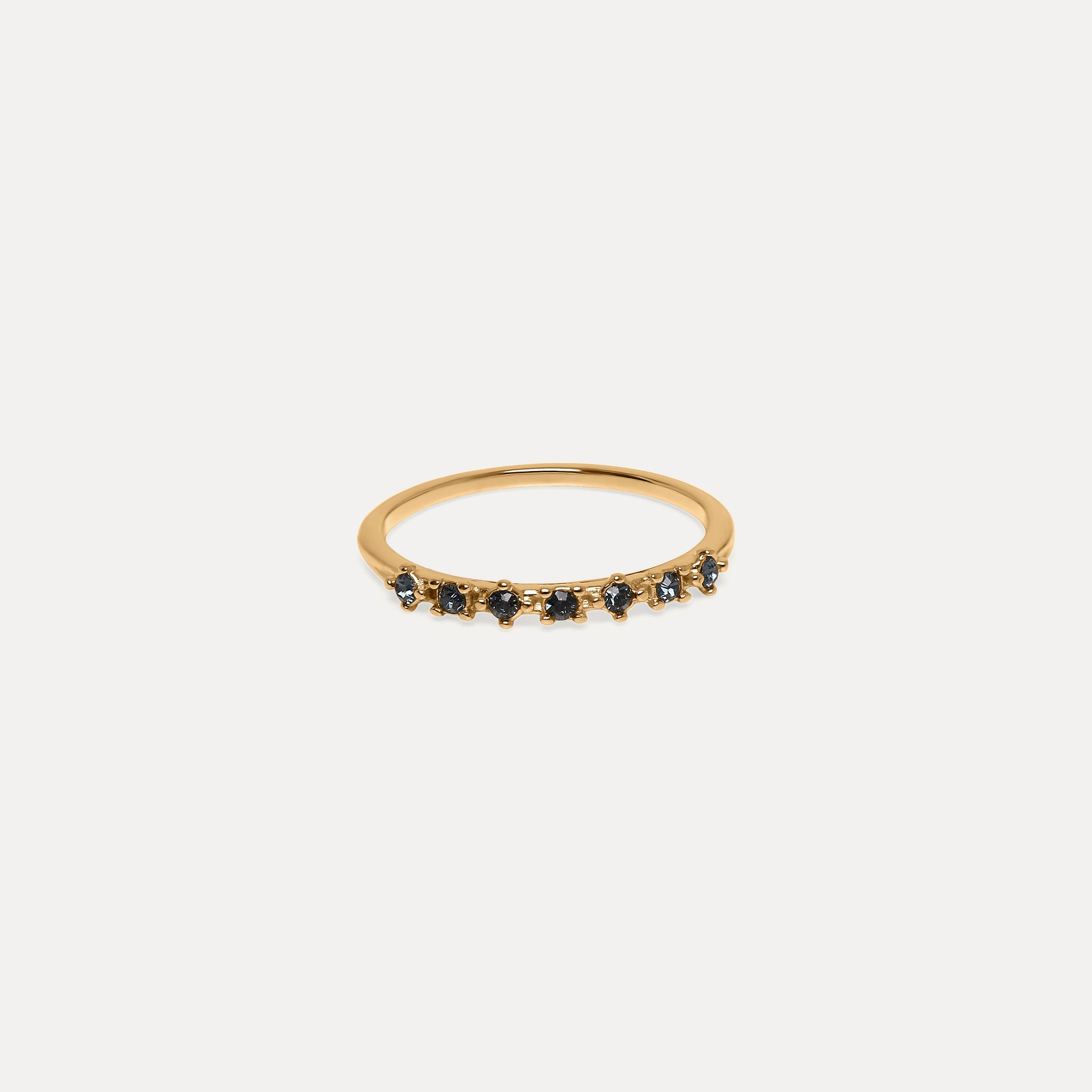 Stilnest Color Delight Ring Blaue Kristalle Gold Vermeil