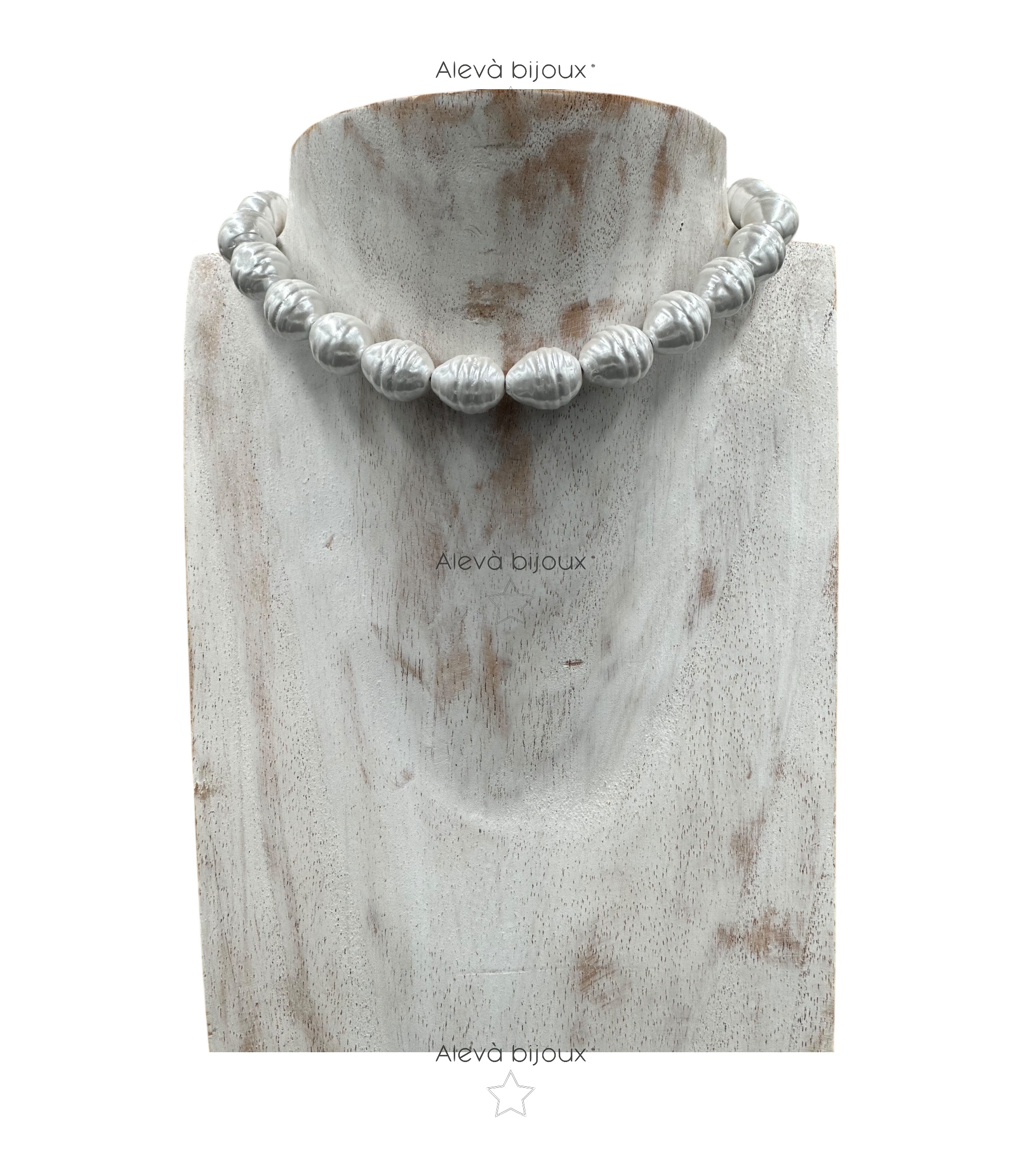 Alevá Bijoux Paola Perlen Halskette Maiorca Perle