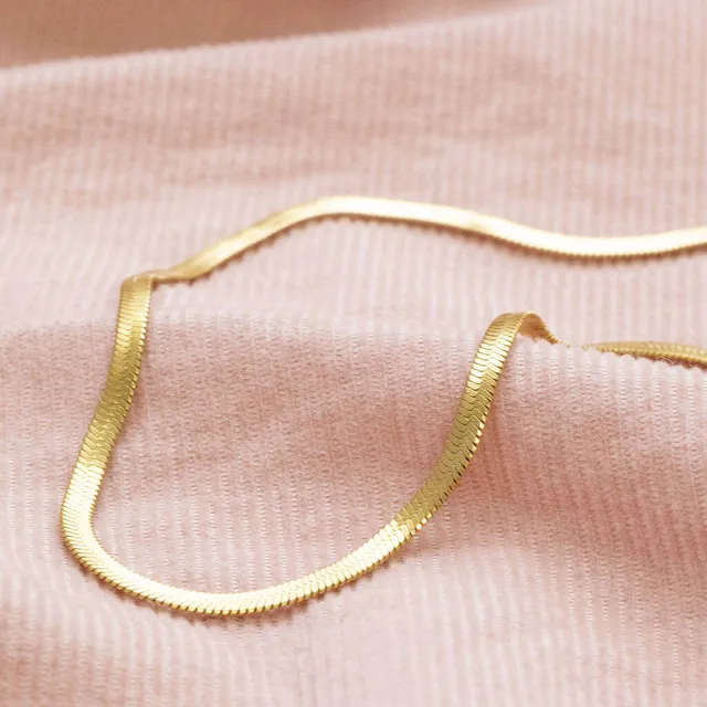 Joy by Corrine Smith Snake Chain Halskette Gold 38cm