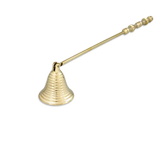NKlaus Kerzenlöscher Messing Gold 26cm beweglicher Kopf