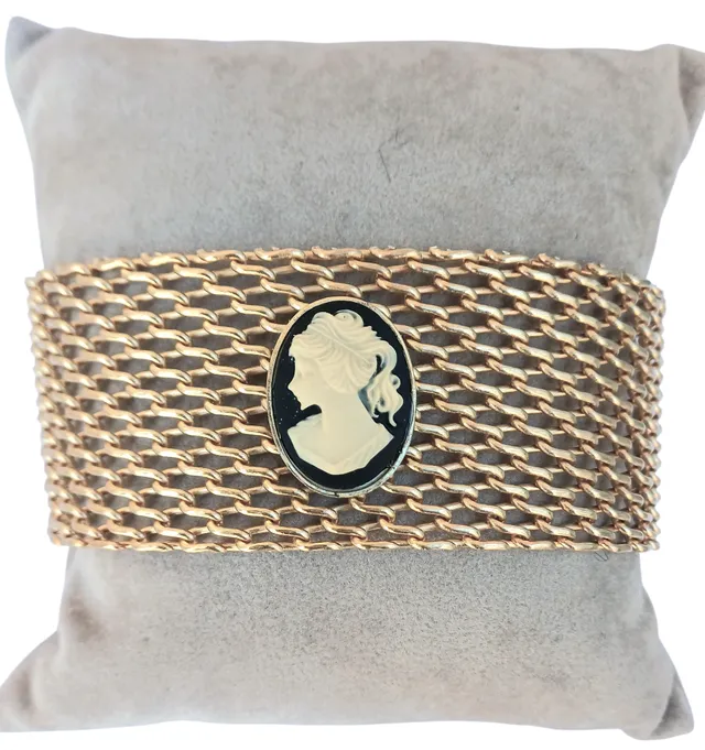 Alevá Bijoux Bracciali Milano Armband Cameo Gold