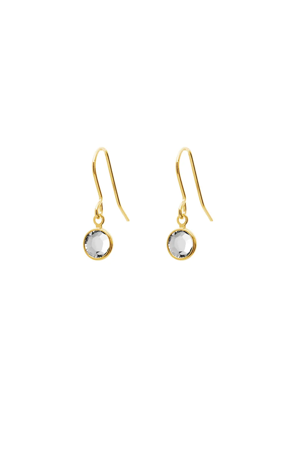 Joy by Corrine Smith April Ohrringe Gold Geburtsstein Kristall