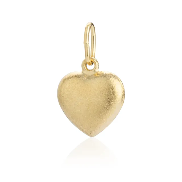 NKlaus Jewellery Herz Anhänger Gold 333 matt-glanz klein
