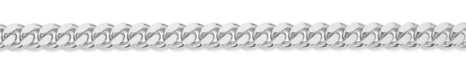 Eugen Rühle Panzerketten 96.02120 Panzerkette Silber 925 45 cm 4 mm