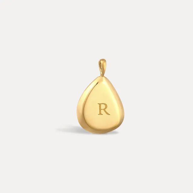 Stilnest Canyon Anhänger Gold Vermeil gravierbar personalisiert