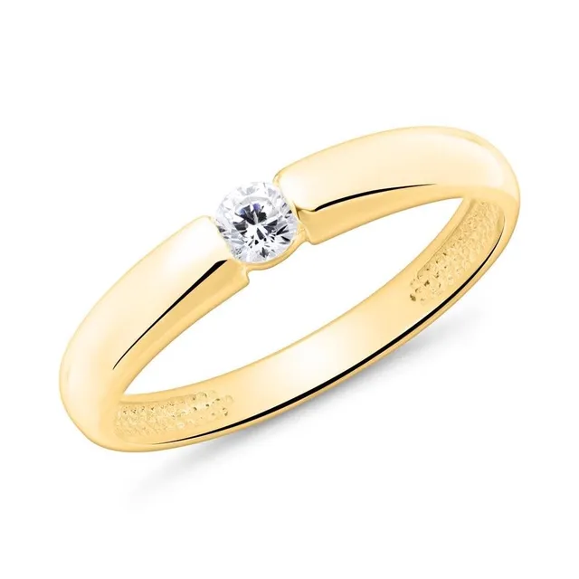 JEWLIX Verlobungsring 375 Gold Zirkonia 60mm