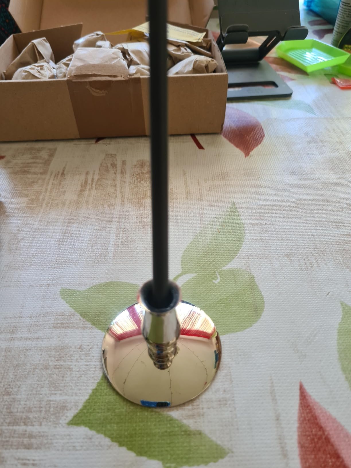 NKlaus Candles Stabkerzen schwarz 16 cm 50 Stück Paraffin