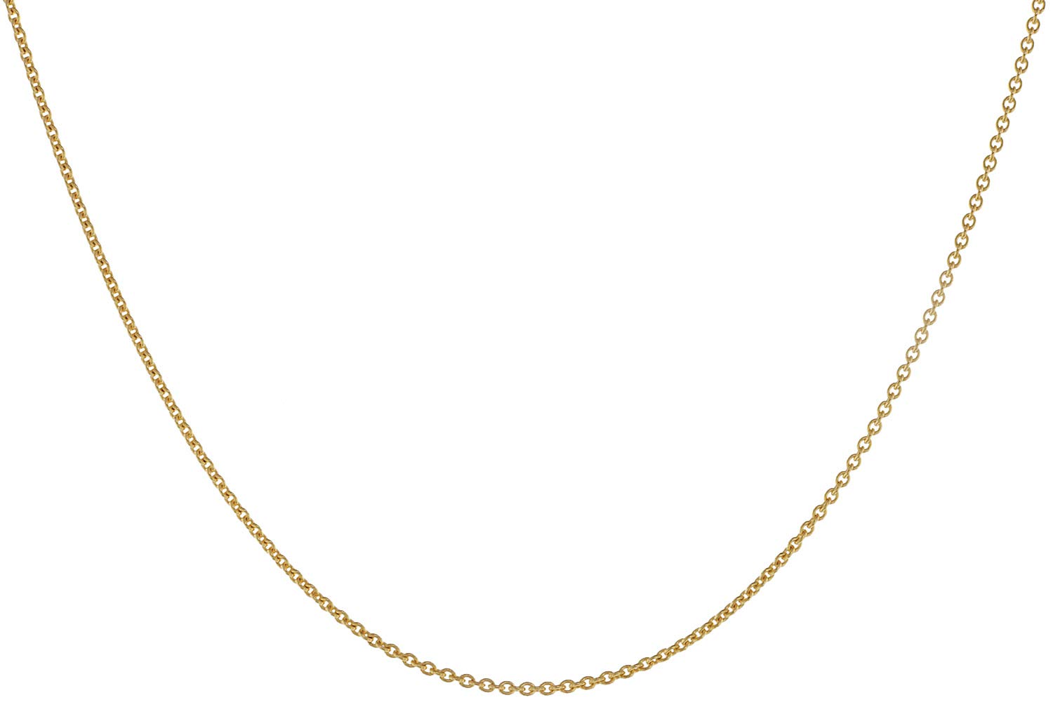 trendor Halsketten Ankerkette 333 Gold 0,8 mm 50 cm 72405