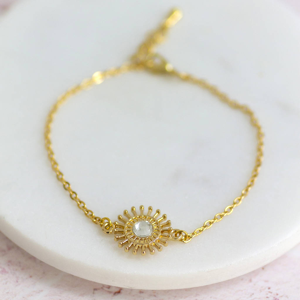 Joy by Corrine Smith Ray of Sun Armband Gold Sonne