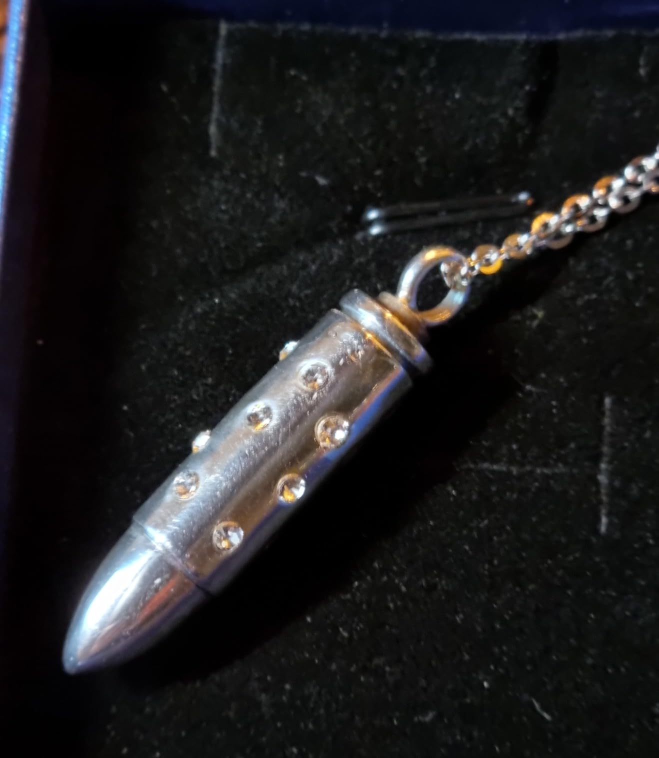 Eudora Harmony Bola Urnen Halskette Silber 45,7 cm