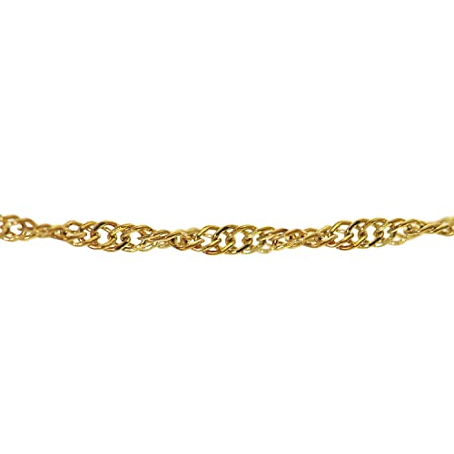 trendor Singapur-Kette 333 Gold 1,0 mm 40 cm 72450