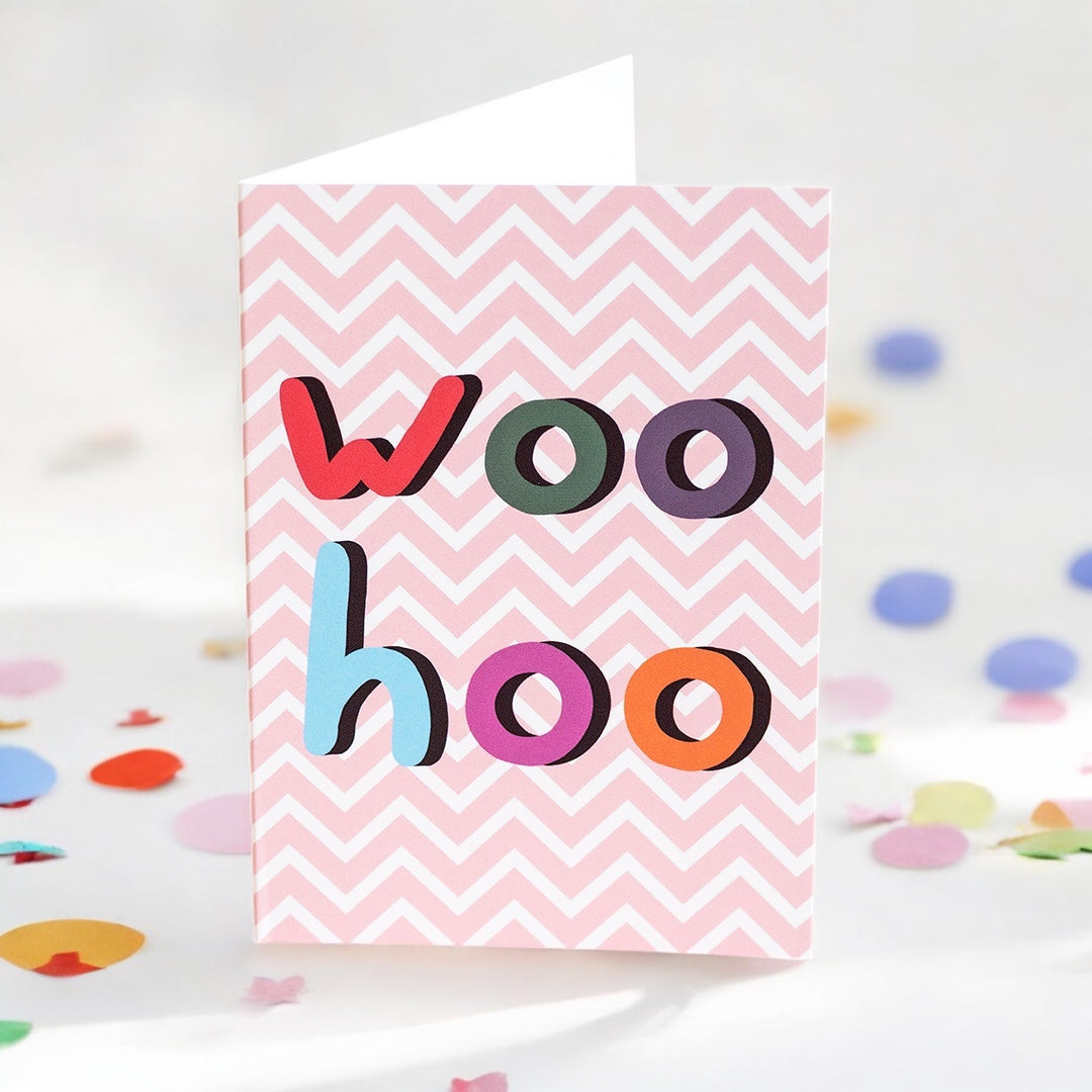 Joy by Corrine Smith Woo Hoo Karte Grußkarte A6 blanko