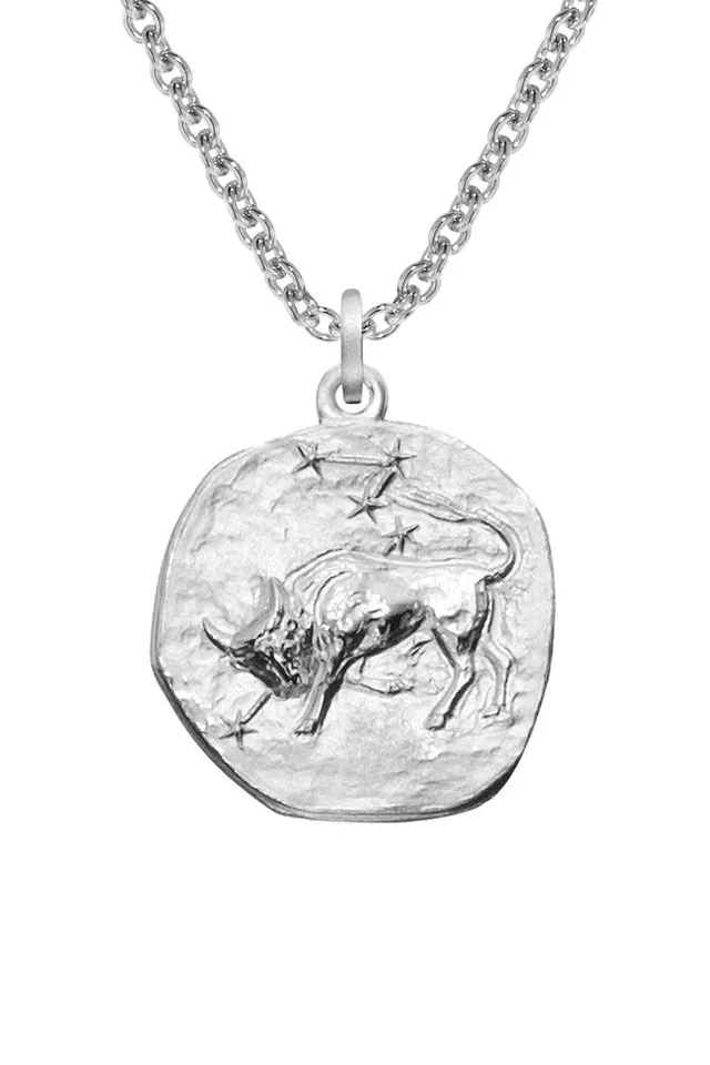 trendor Sternzeichen Stier 08441-05 Halskette Silber 60 cm