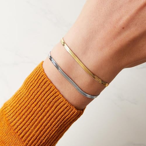 JEWLIX ID-Armbänder Armband Damen vergoldeter Edelstahl