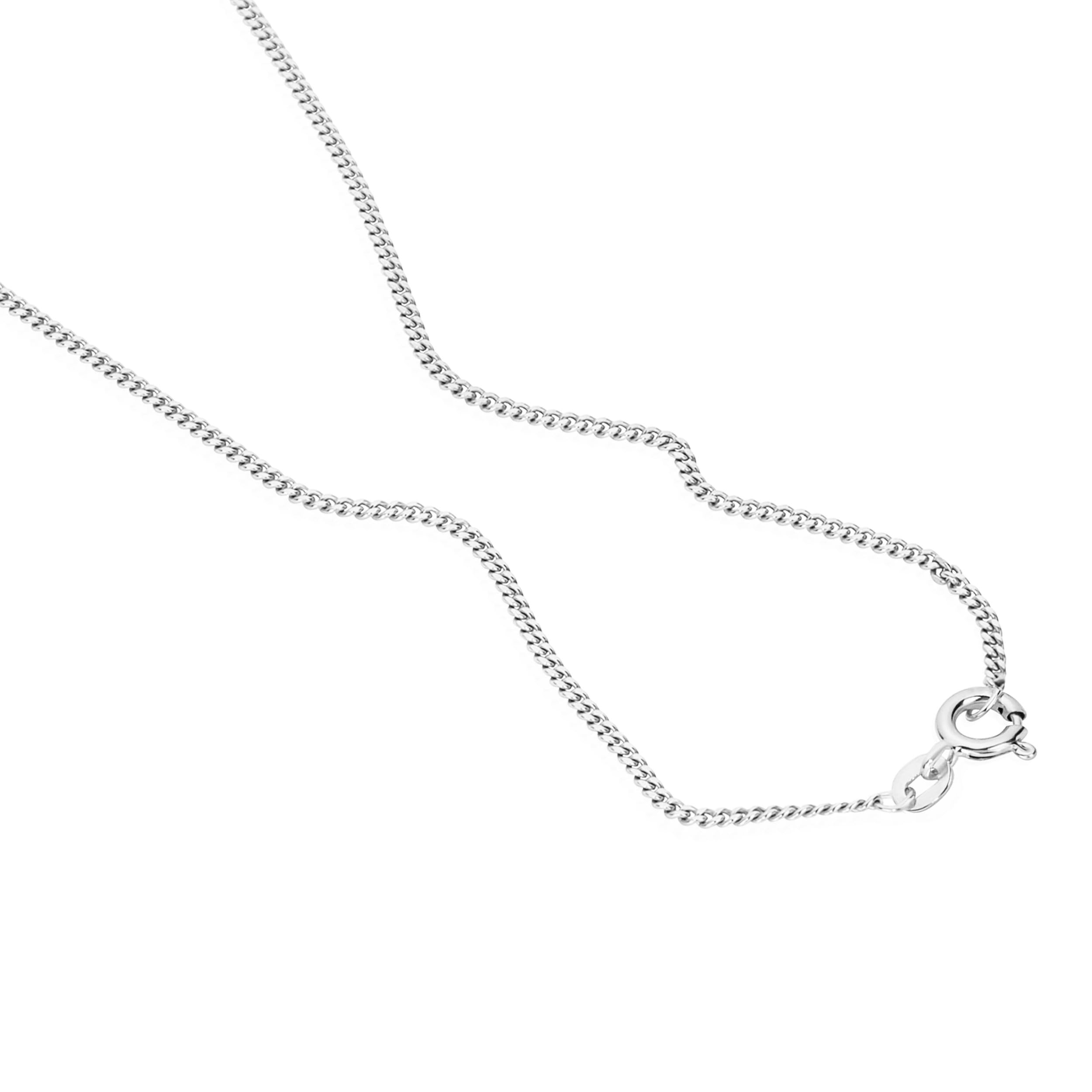 NKlaus Jewellery Panzerkette 925 Silber 38 cm 1,7 mm