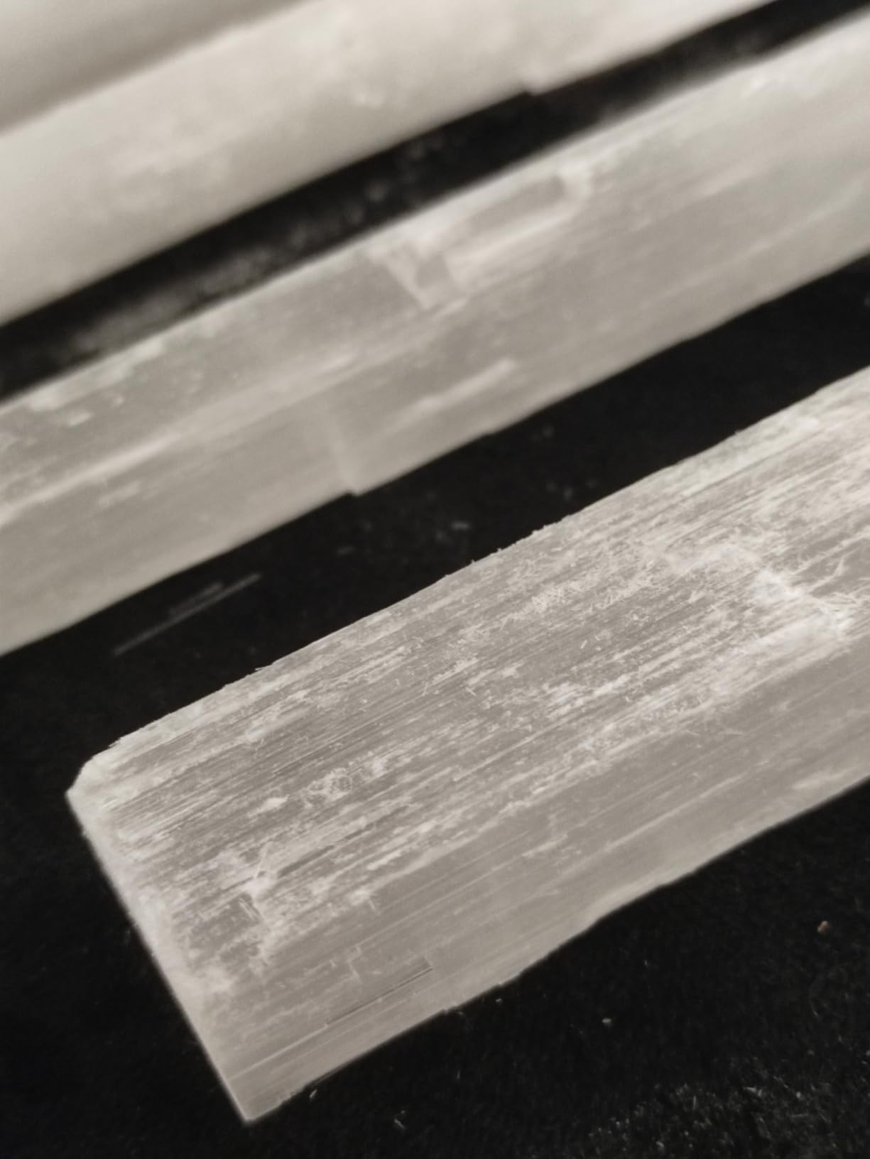 NKlaus HEALING CRYSTALS Selenit-Stick 10 cm 1 Stück