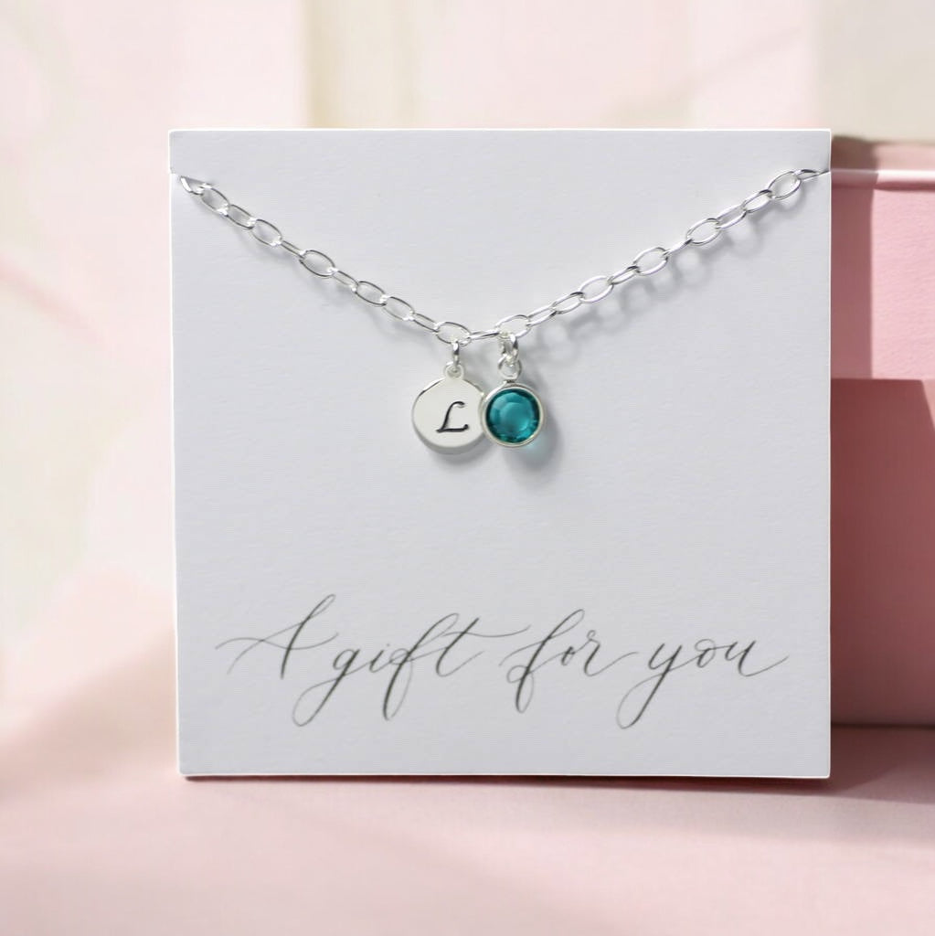 Joy by Corrine Smith Birthstone Armband Silber Edelstein personalisiert