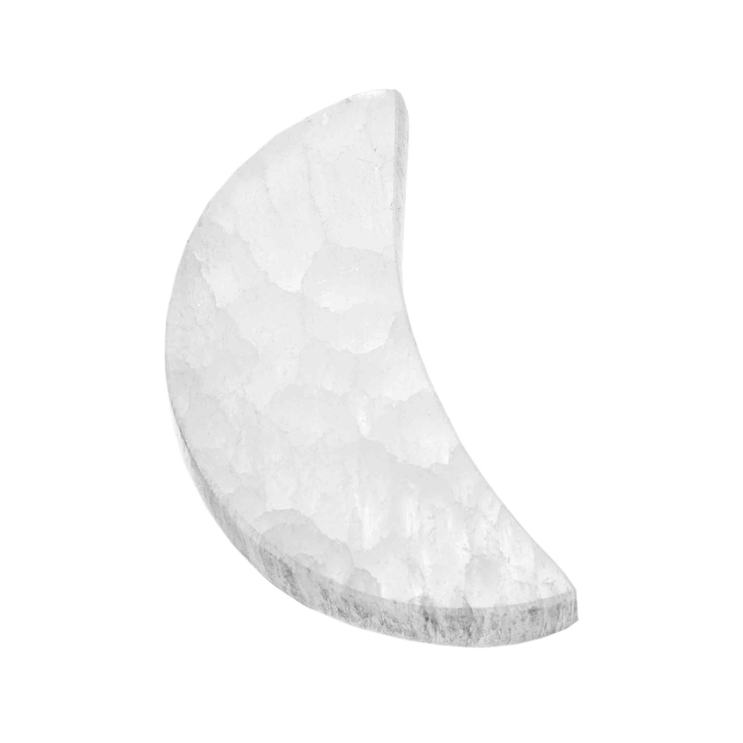 NKlaus Healing Crystals Selenit Halbmond 6,5x3,5cm Stein