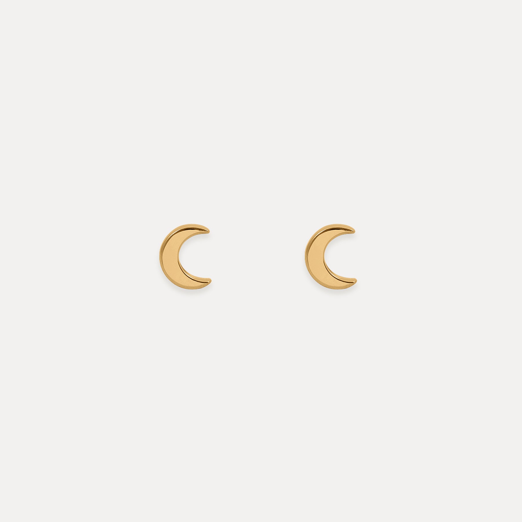 Stilnest Moonchild Ohrstecker 24k Gold Vermeil Ohrringe