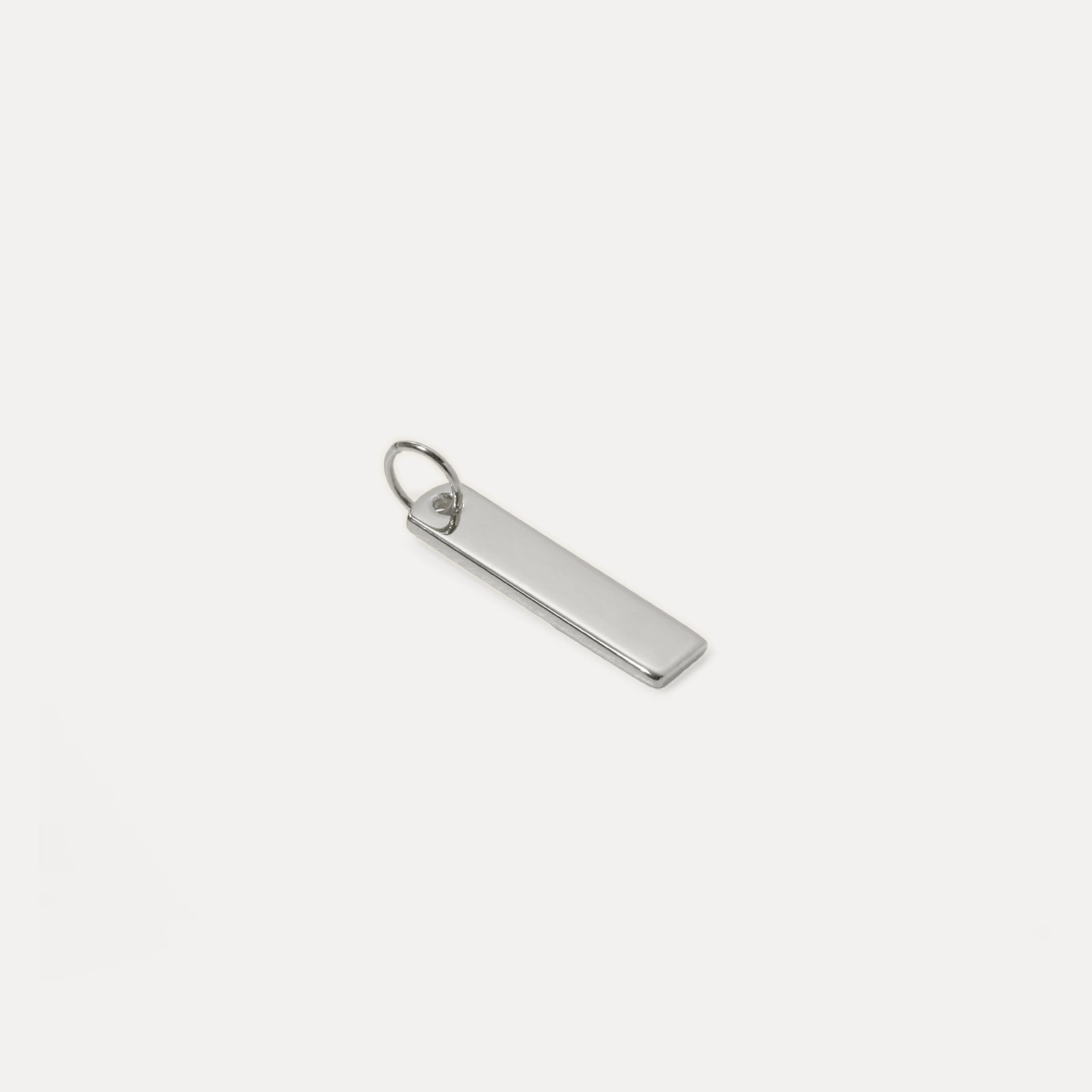 Stilnest Engravable Bar Anhänger 15x4 mm 24k Vermeil gravierbar