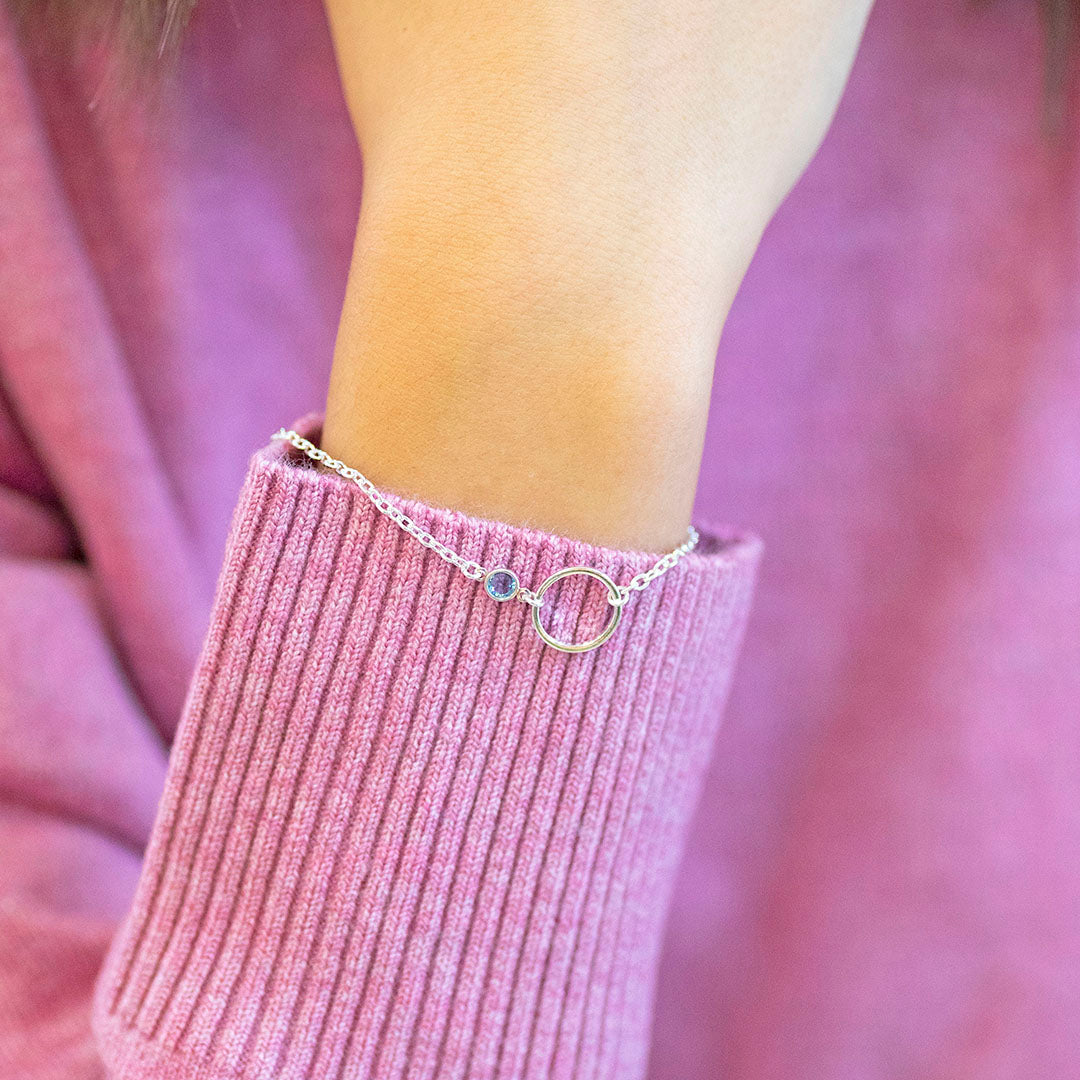 Joy by Corrine Smith Mother Child Armband Gold mit Geburtsstein