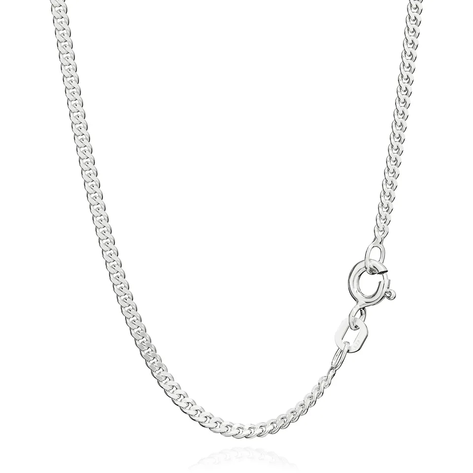 NKlaus JEWELLERY Panzerkette 925 Silber 60cm 2,1mm