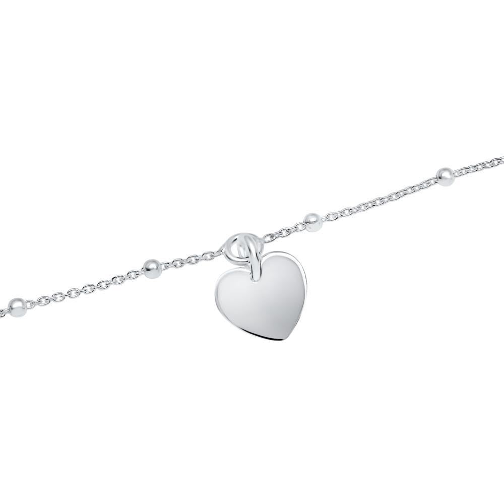 JEWLIX ID-Armbänder Herz Armband 925er Silber Damen