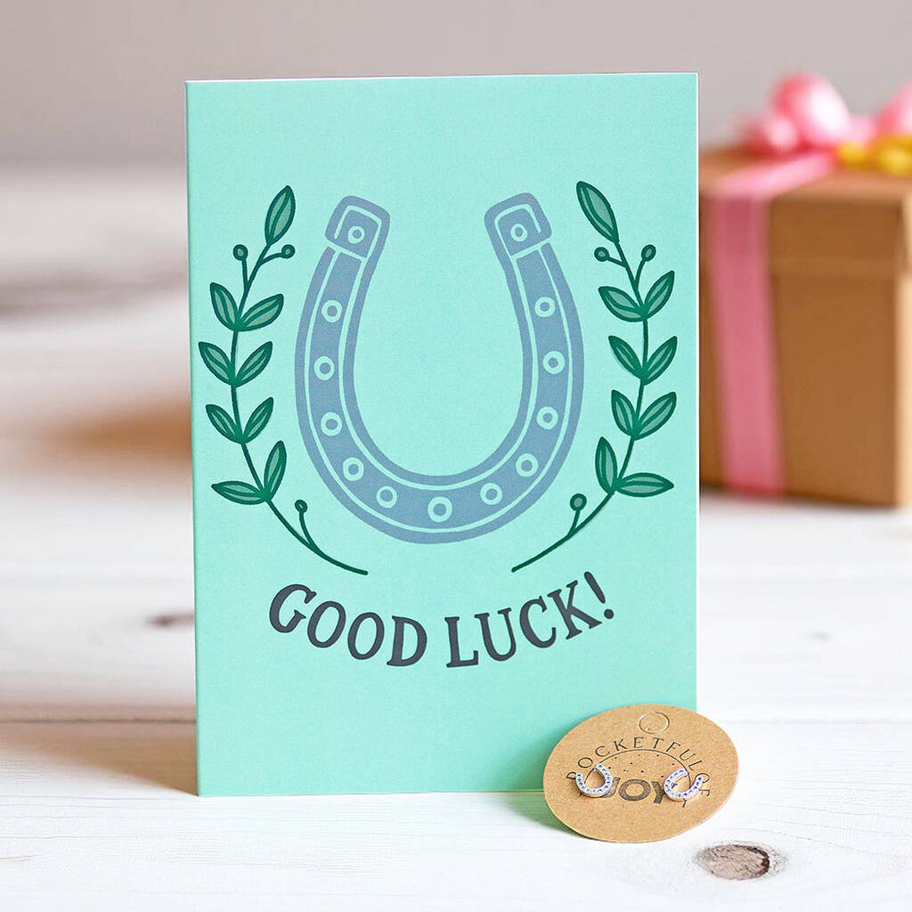 Joy by Corrine Smith Horseshoe Ohrringe Gold Geschenkset