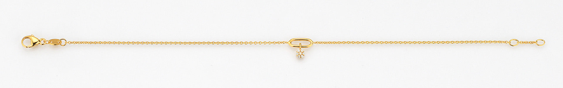 Eugen Rühle Armbänder 41.5110 Armband Gelbgold Brillant 0,03ct