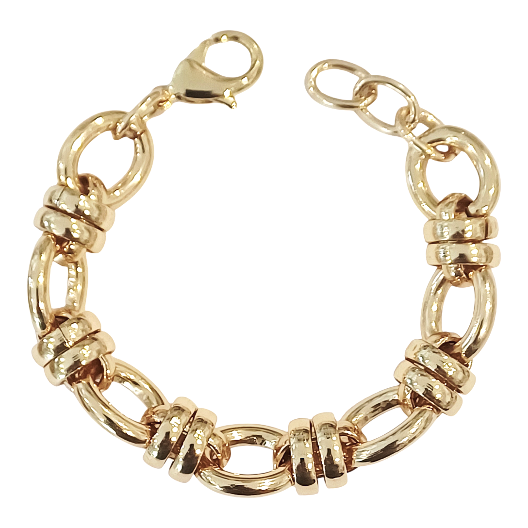 Alevá Bijoux Bracciali Nodo Armband Gold 15-19 cm