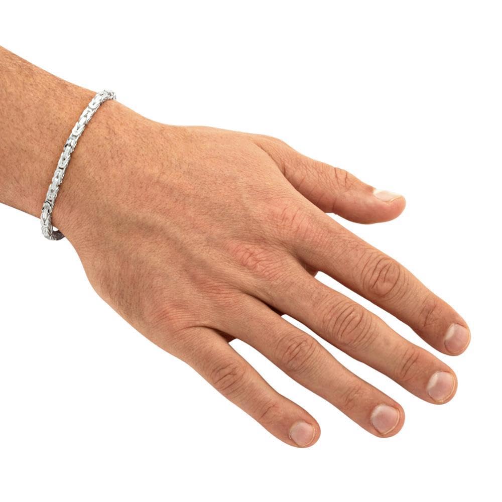 JEWLIX Königsarmbänder Silberarmband 925 3,5mm 21cm