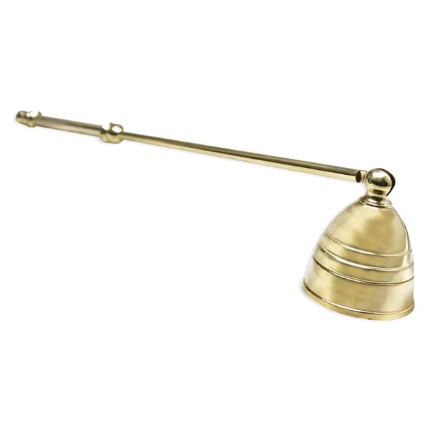 NKlaus Kerzenlöscher Messing Gold 26cm beweglicher Kopf
