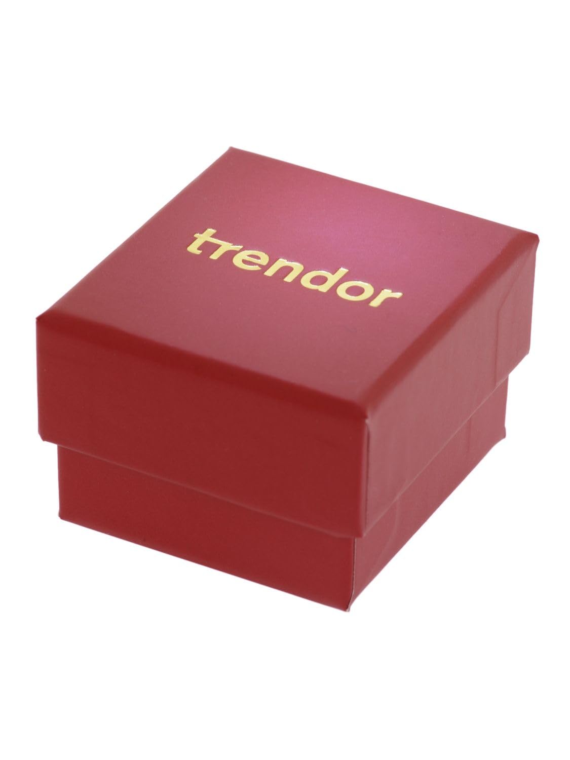 trendor 68908 Damenring 54 Zirkonia 925 Silber vergoldet
