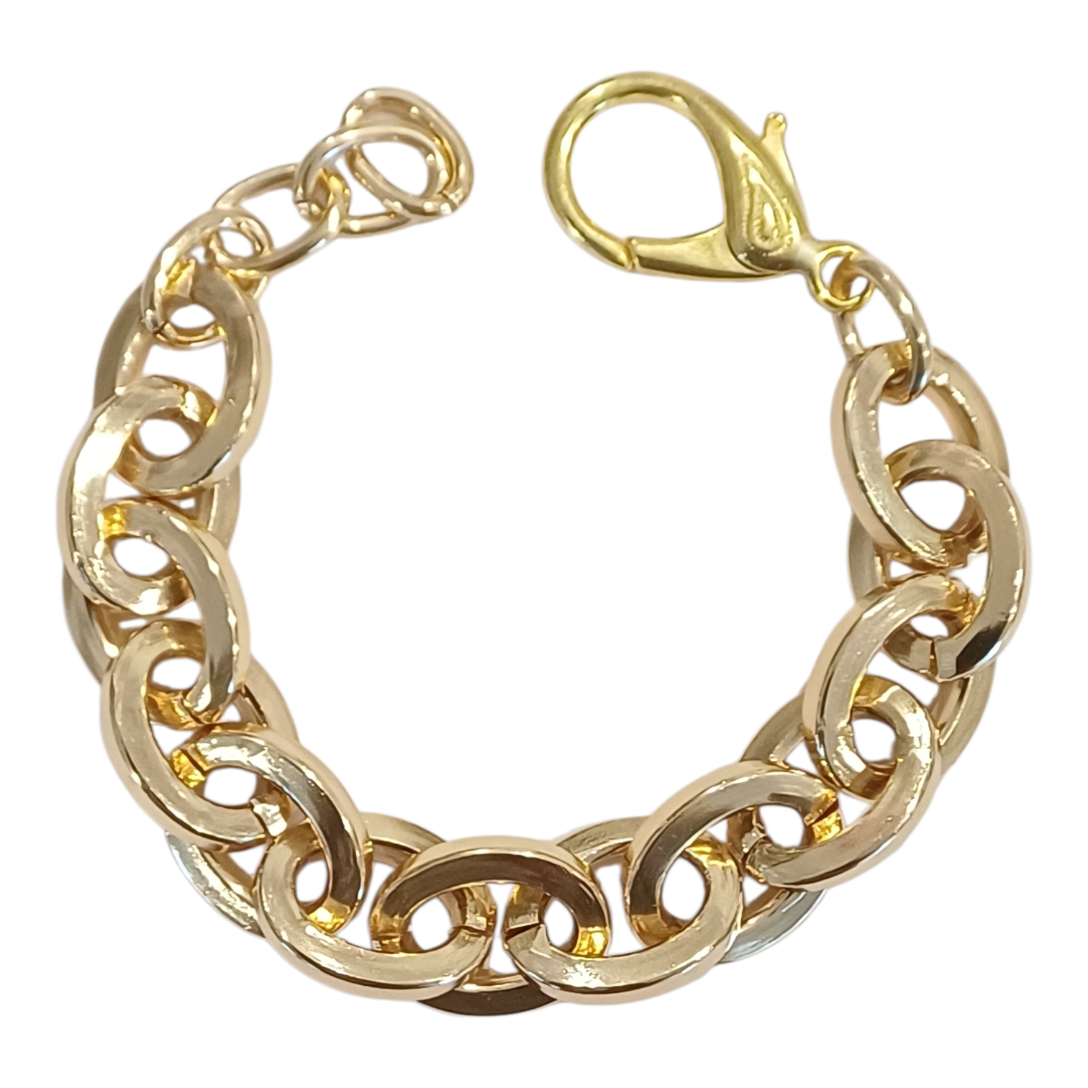 Alevá Bijoux Corsica Armreif Gold glänzend 15-19 cm