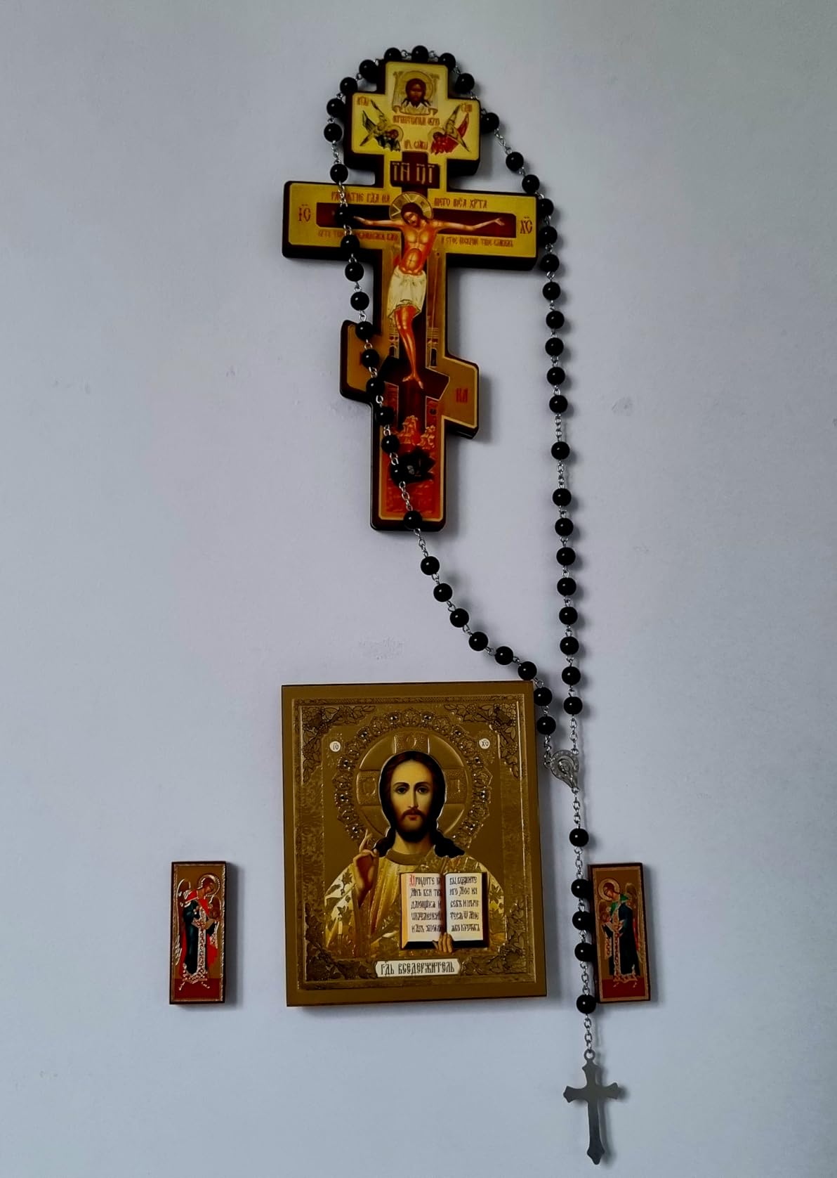 NKlaus Religious Icons Jesus Christus Ikone Holz 10x12cm