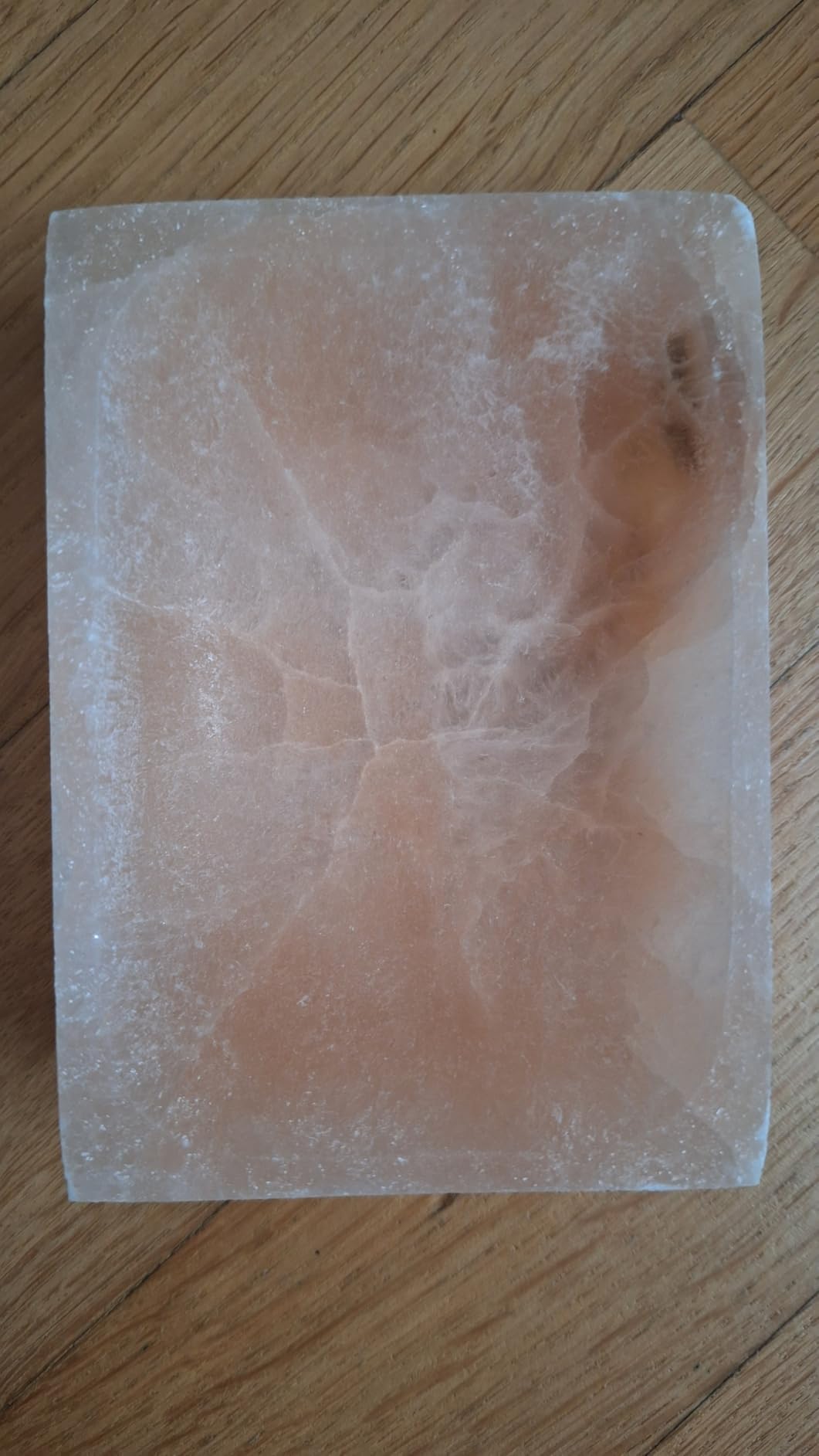 NKlaus Healing Crystals Orange Selenit Schale 12cm rechteckig