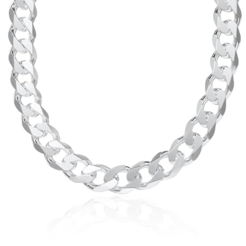 JEWLIX Panzerkette PK0120 Halskette 925 Silber 55 cm