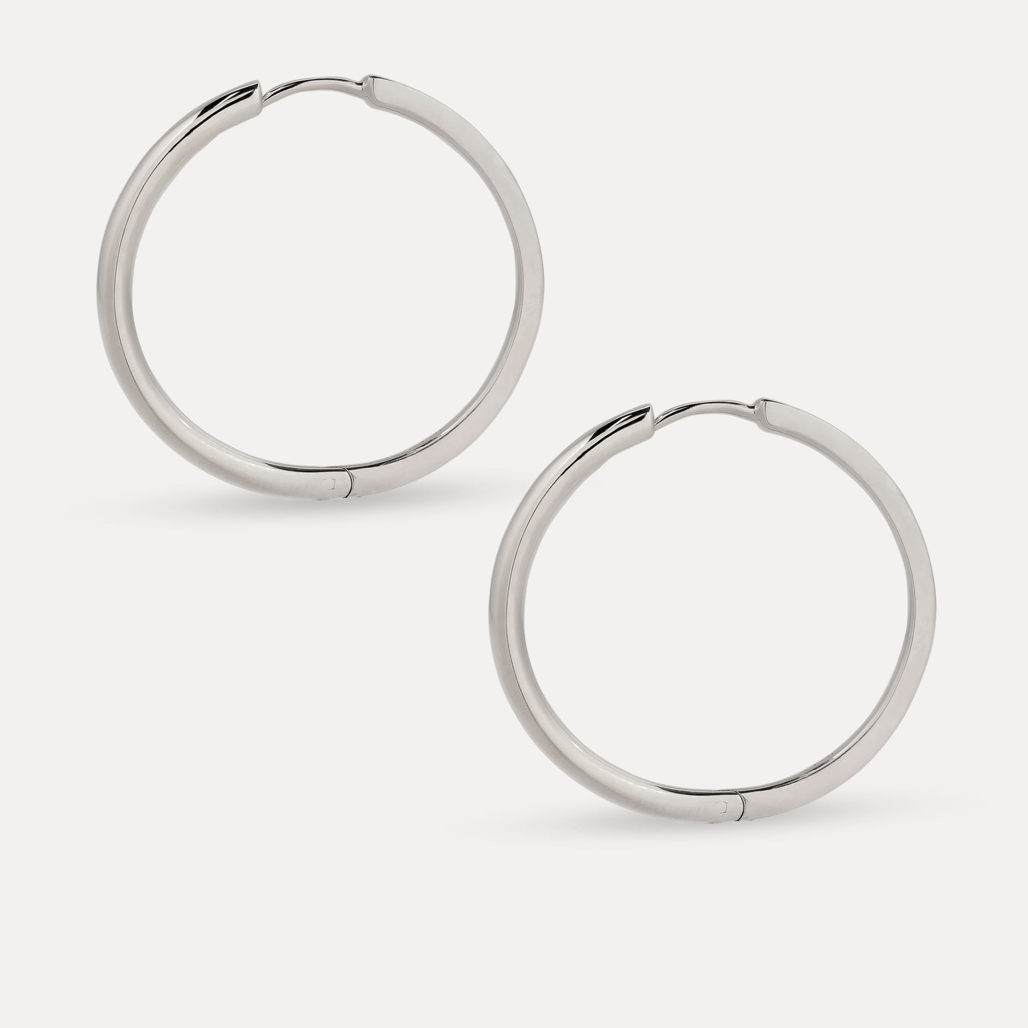 Stilnest Double-Sided Creolen Vermeil Silber Wende-Design
