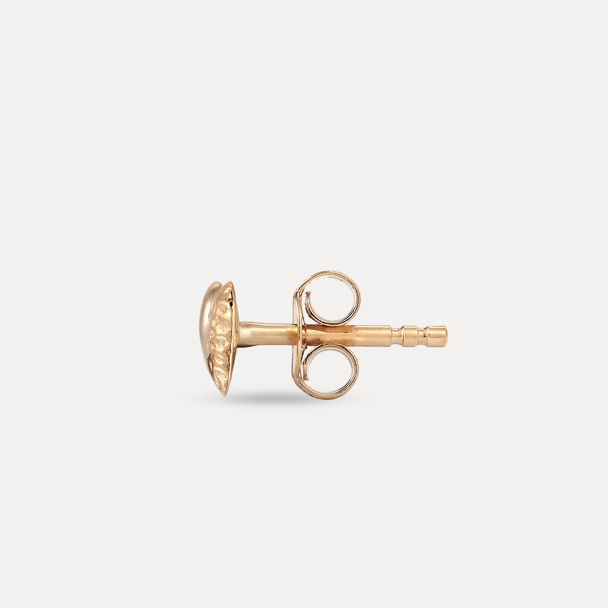 Stilnest Tiny Heart Ohrstecker 585 Gold Single Herz