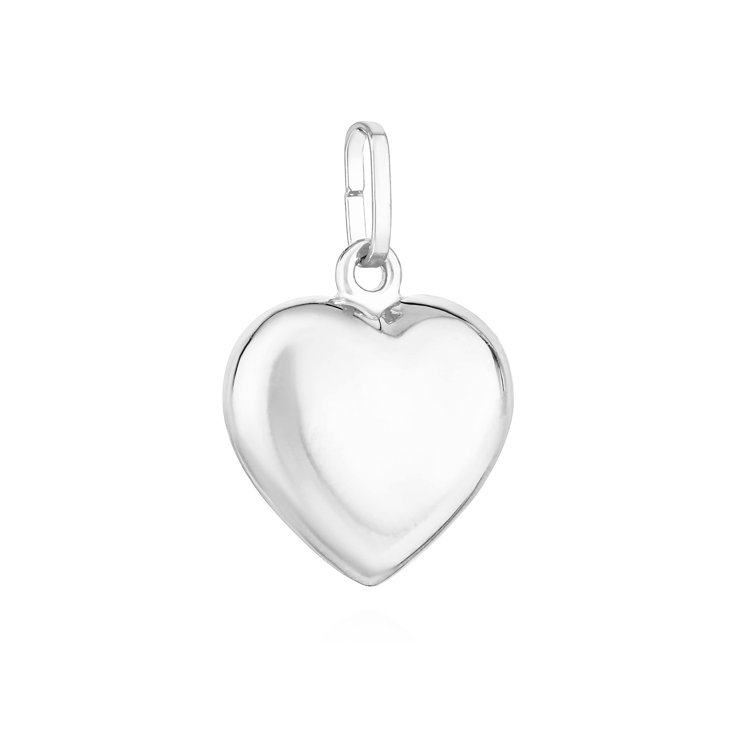 NKlaus JEWELLERY Herz-Amulett Anhänger Silber 8x6 mm