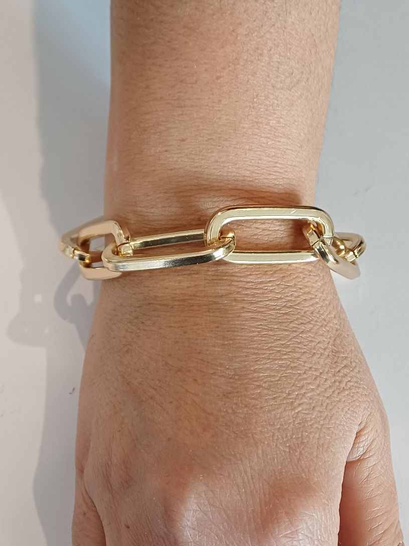 Alevá Bijoux Bracciali Vulcano Armband glänzend 15-19 cm