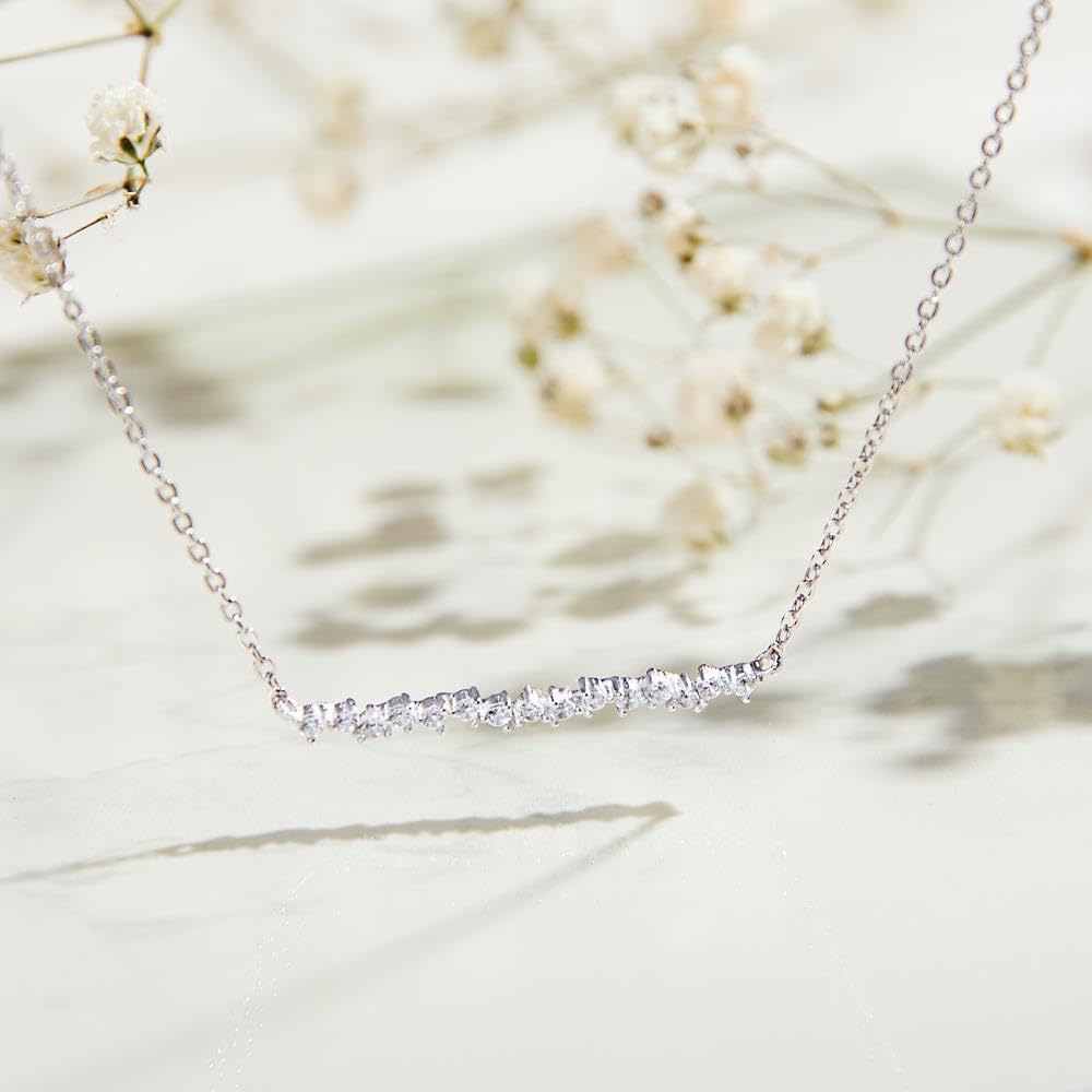 JEWLIX Ketten mit Anhänger Silberkette 925er Zirkonia Damen