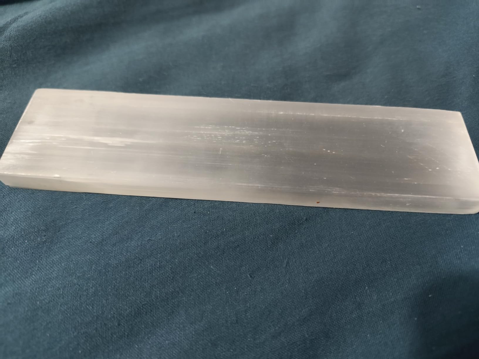 NKlaus Healing Crystals Selenit Aufladeplatte 15,5x4 cm Stab