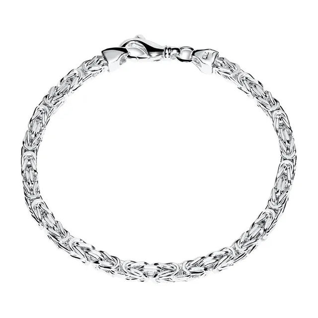 JEWLIX Königsarmbänder Silberarmband 925 4,5 mm KA0045
