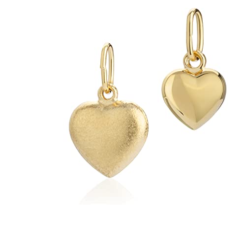 NKlaus Jewellery Herz Anhänger Gold 333 matt-glanz klein