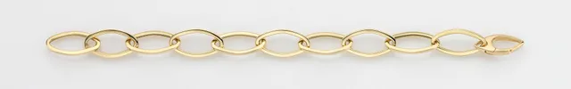Eugen Rühle Fantasiekette 11,8mm Halskette 585 Gelbgold 45cm