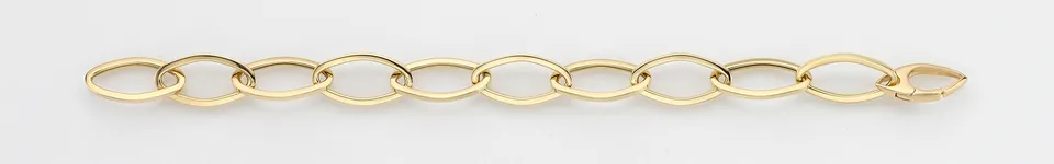 Eugen Rühle Fantasiekette 11,8mm Halskette 585 Gelbgold 45cm