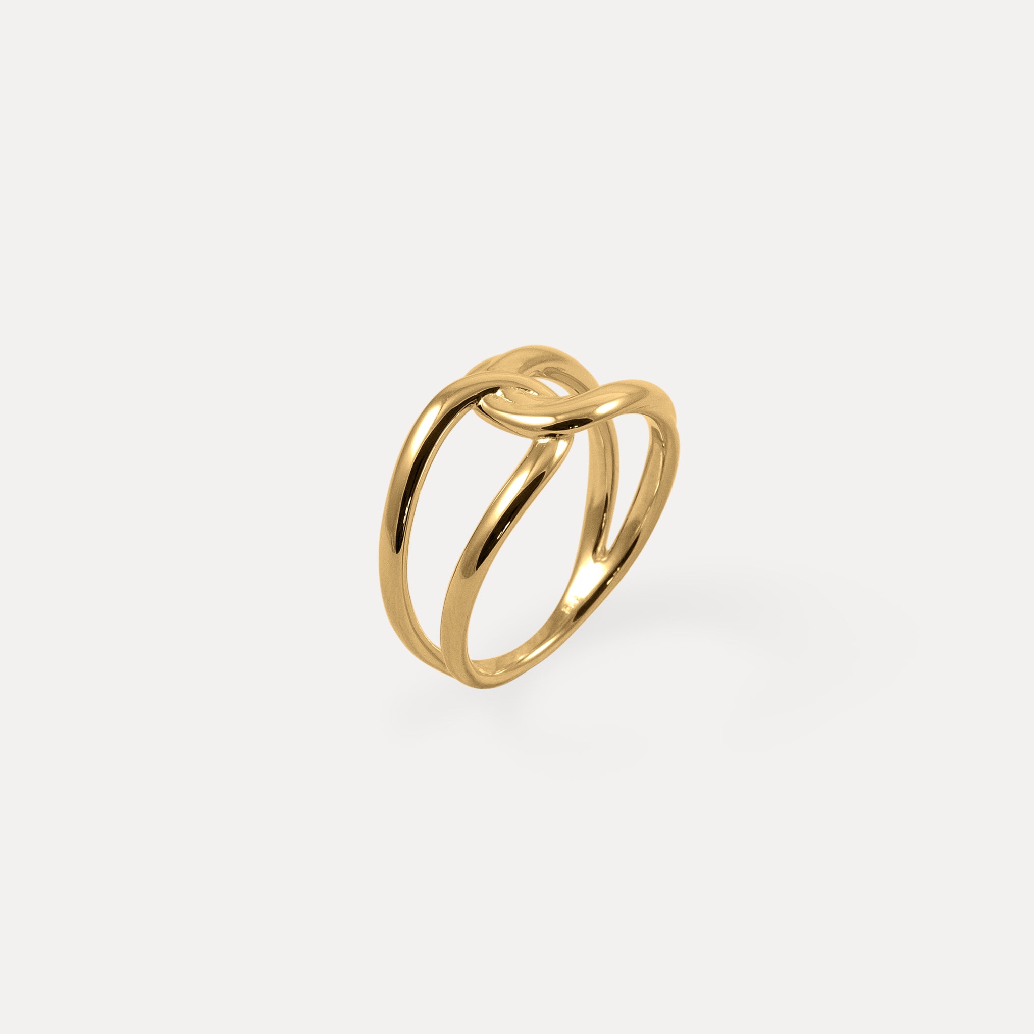 Stilnest Bonds Endless Ring 52 Silber 12mm breit