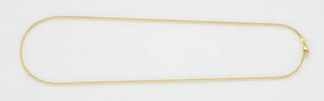 Eugen Rühle Veneziakette rund 1,2mm Halskette massiv 750 Gelbgold